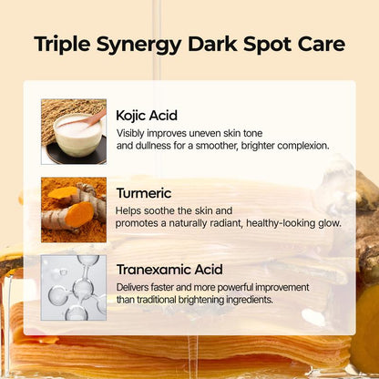 Kojic Acid Turmeric Amber Face & Body Care Set